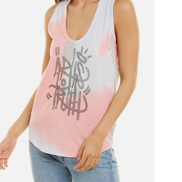 Zadig & Voltaire Art Is Truth Tam Jormi Tank Top | MultiColor | Small - Picture 1 of 7